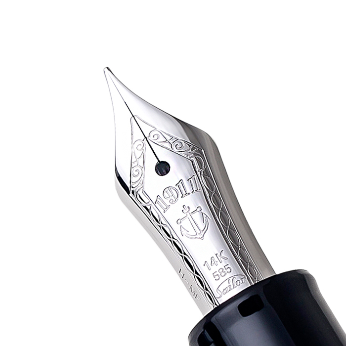 Sailor寫樂 Profit Standard中型魚雷系列 14K 銀夾黑色 墨水筆