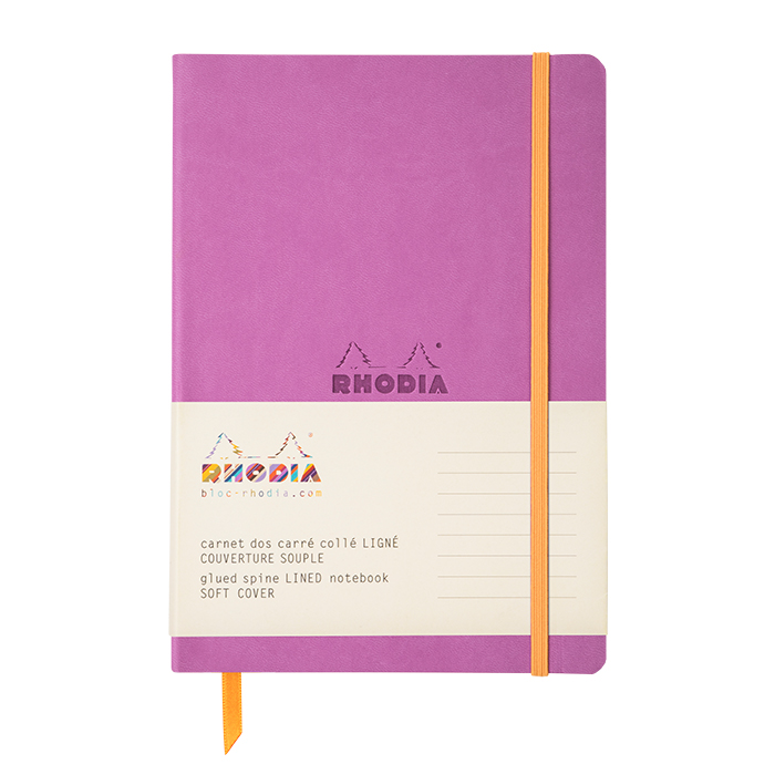 Rhodia羅地亞 Rhodiarama Softcover軟皮筆記本 A5 紫丁香
