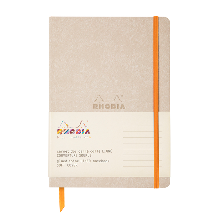 Rhodia羅地亞 Rhodiarama Softcover軟皮筆記本 A5 米色