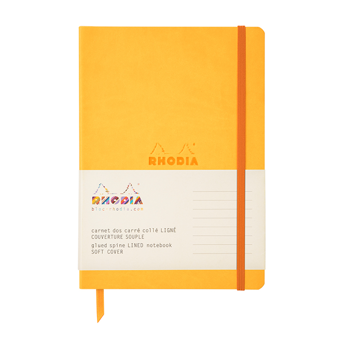 Rhodia羅地亞 Rhodiarama Softcover軟皮筆記本 A5 水仙黃色