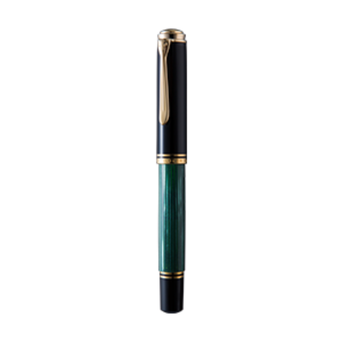 Pelikan 百利金  Souverän M800 黑綠金夾 墨水筆