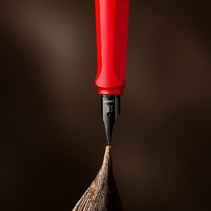 【二代新禮盒】LAMY凌美 Safari狩獵系列 磨砂紅漢字尖 墨水筆墨芯套裝