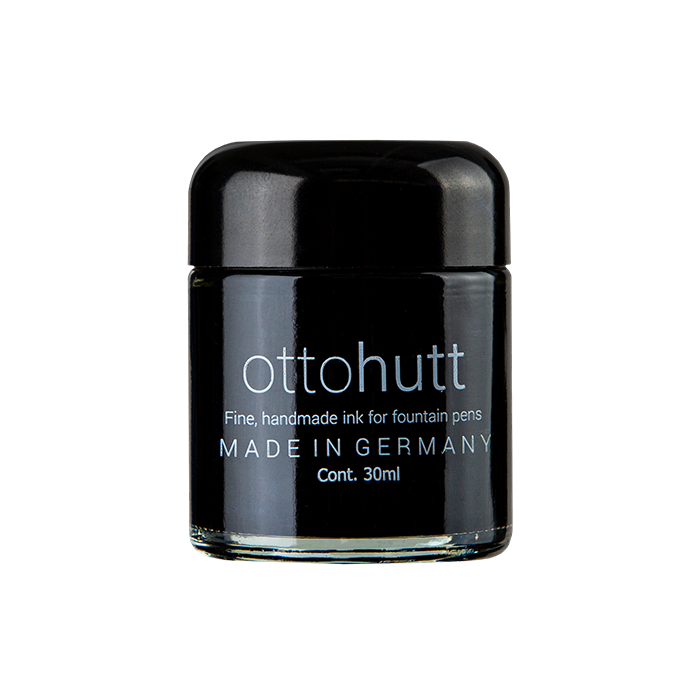 Otto Hutt 奧特赫 香氣墨水30毫升連玻璃筆套裝  灰綠色 白樺木味