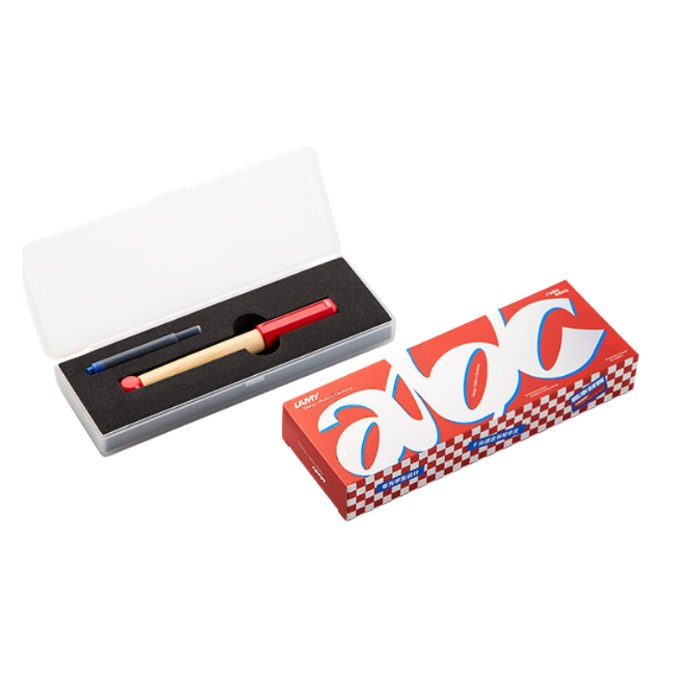 Lamy 凌美 ABC系列 紅色 鋼筆 