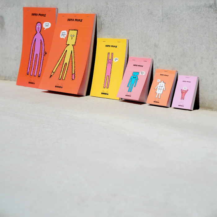Rhodia 羅地亞 90週年 x Jean Jullien A7  N°11  上翻筆記本 