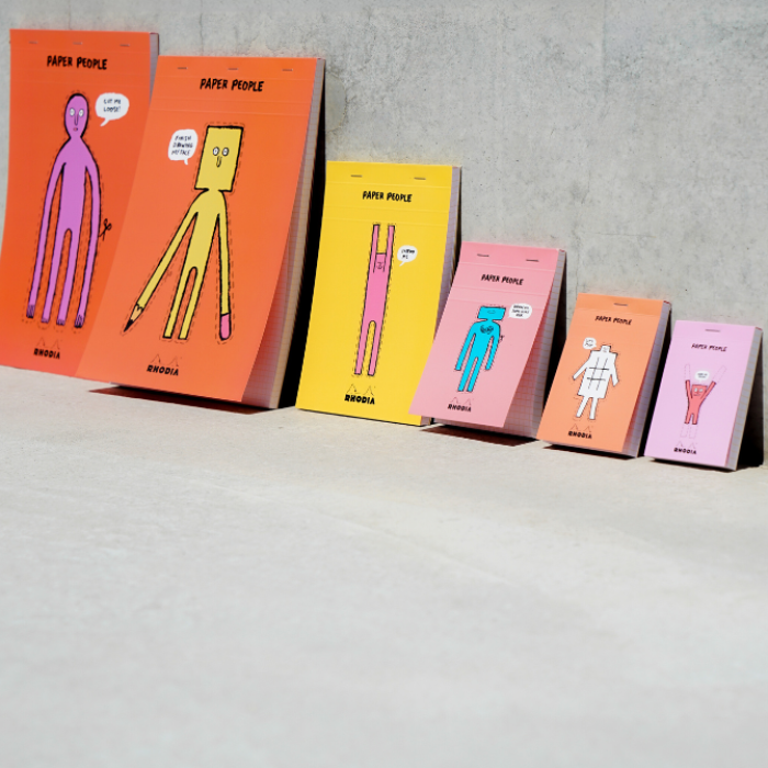 Rhodia 羅地亞 90週年 x Jean Jullien A6  N°13 上翻筆記本 