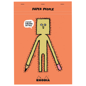Rhodia 羅地亞 90週年 x Jean Jullien A4  N°18 上翻筆記本 