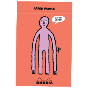 Rhodia 羅地亞 90週年 x Jean Jullien A4+ N°19 上翻筆記本 