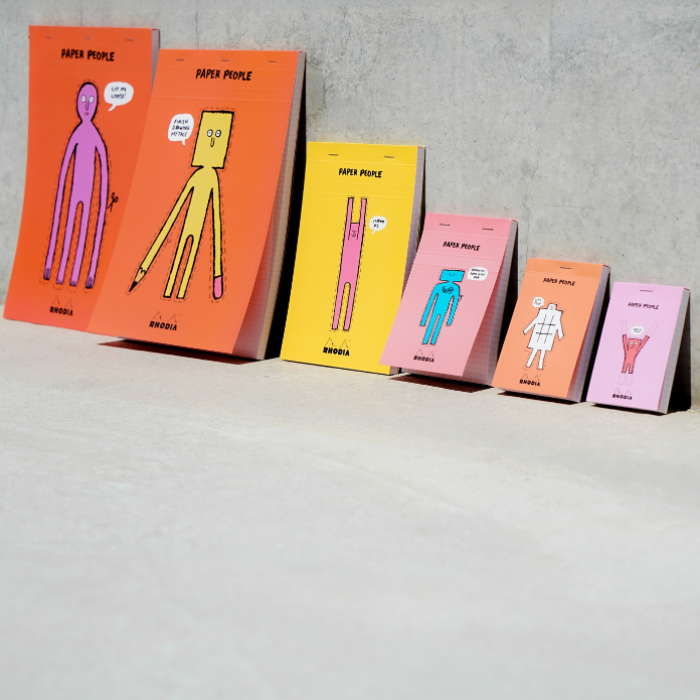 Rhodia 羅地亞 90週年 x Jean Jullien A4+ N°19 上翻筆記本 