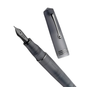 Leonardo Momento Zero Grande Pura BT Anthracite Gray Fountain Pen