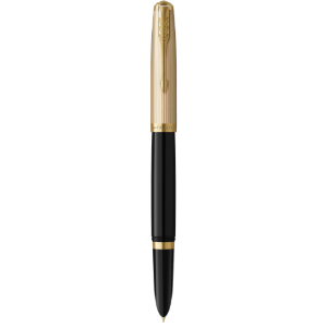 Parker 派克 51系列 Deluxe Black 豪華黑金 18k 鋼筆