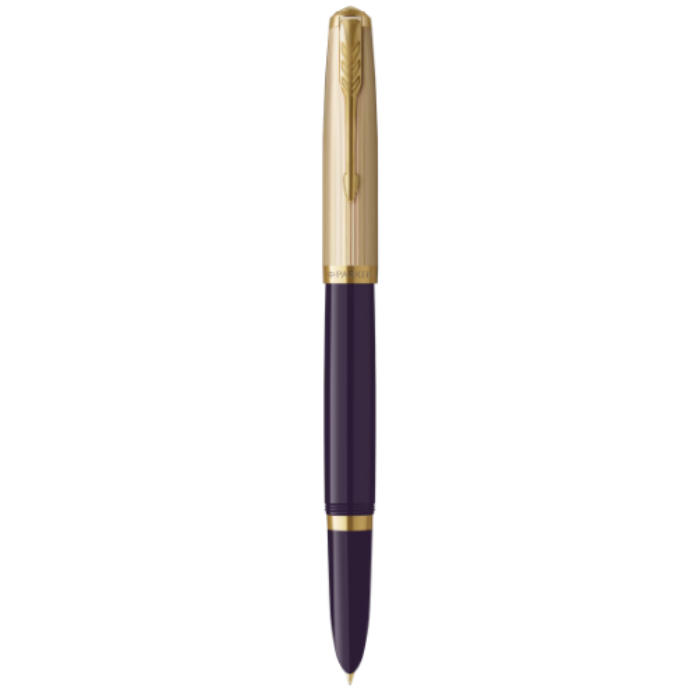 Parker 派克 51系列  Deluxe Plum 豪華梅紫色 18k 鋼筆