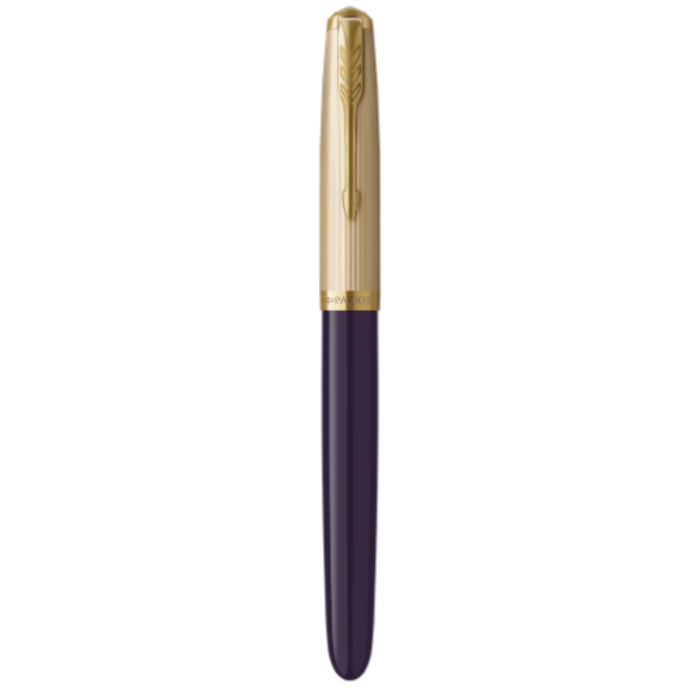 Parker 派克 51系列  Deluxe Plum 豪華梅紫色 18k 鋼筆