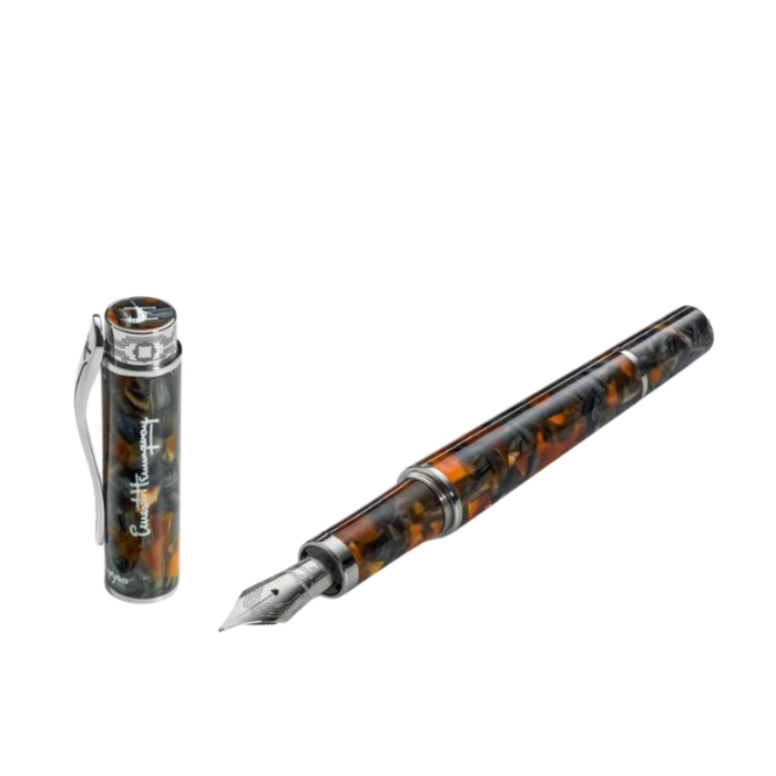 Montegrappa 萬特佳 海明威 限量版 Hemingway Novel Amber Grey Fountain Pen