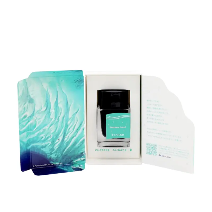 Sailor x SATELLITE CRAYON PROJECT Eleuthera Island 20ml Ink Bottle 墨水