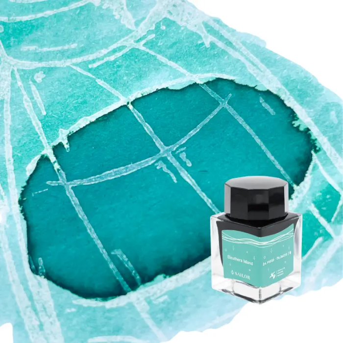 Sailor x SATELLITE CRAYON PROJECT Eleuthera Island 20ml Ink Bottle 墨水