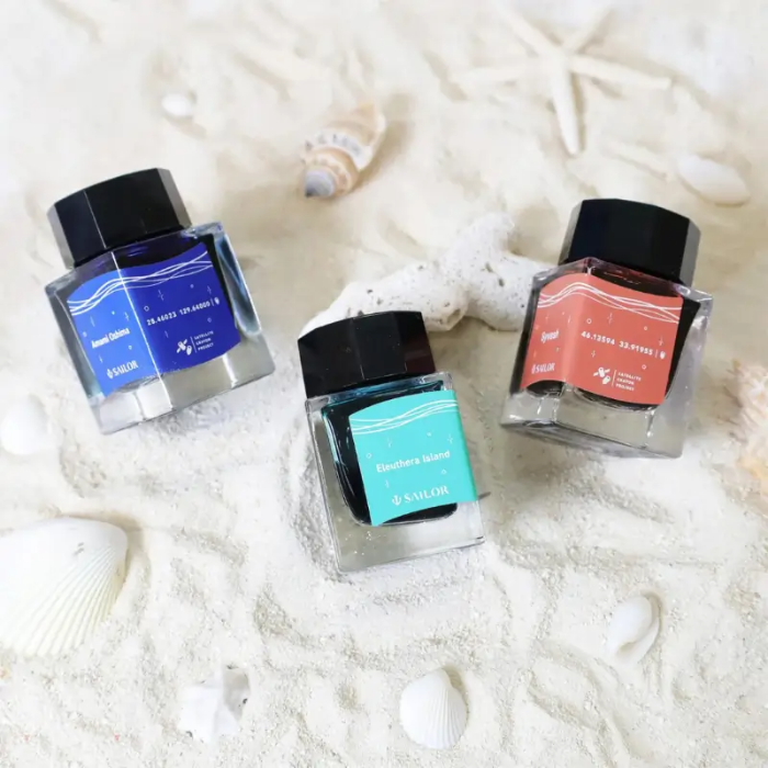 Sailor x SATELLITE CRAYON PROJECT Eleuthera Island 20ml Ink Bottle 墨水
