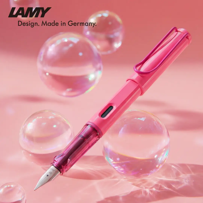 LAMY Safari 2026 Neon Pink 狩獵系列 氣泡粉 鋼筆
