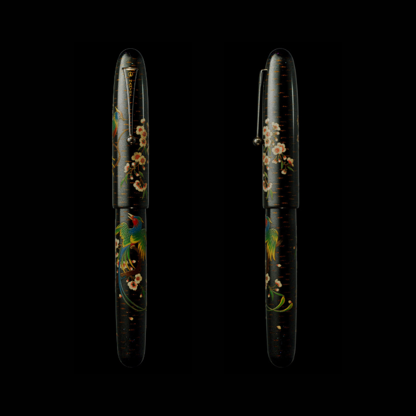 Namiki並木 Emperor系列 研出高蒔繪 枝垂れ桜に楽鳥 鋼筆