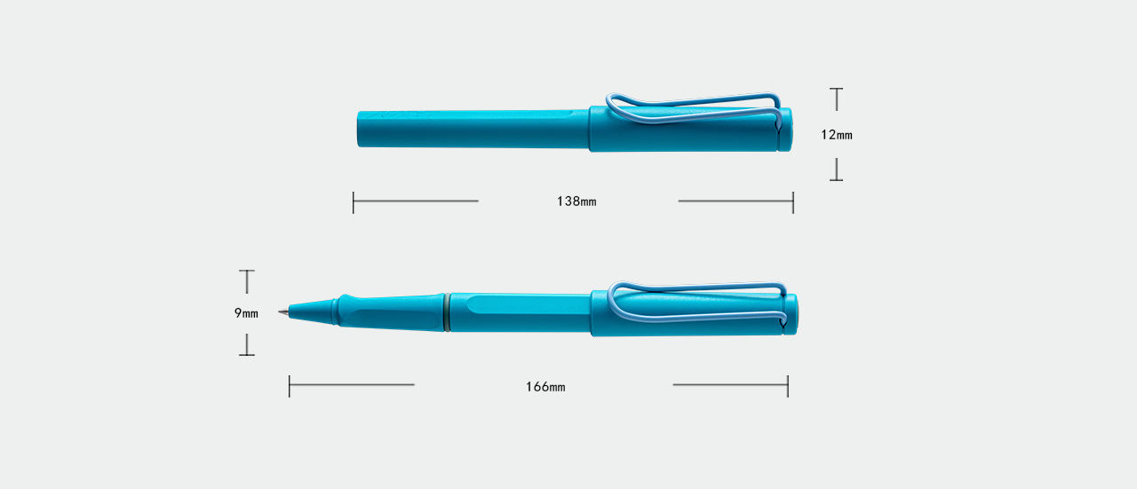 Lamy 凌美 Safari狩獵系列 蒼青宋代 鋼珠筆套裝 (連皮套)