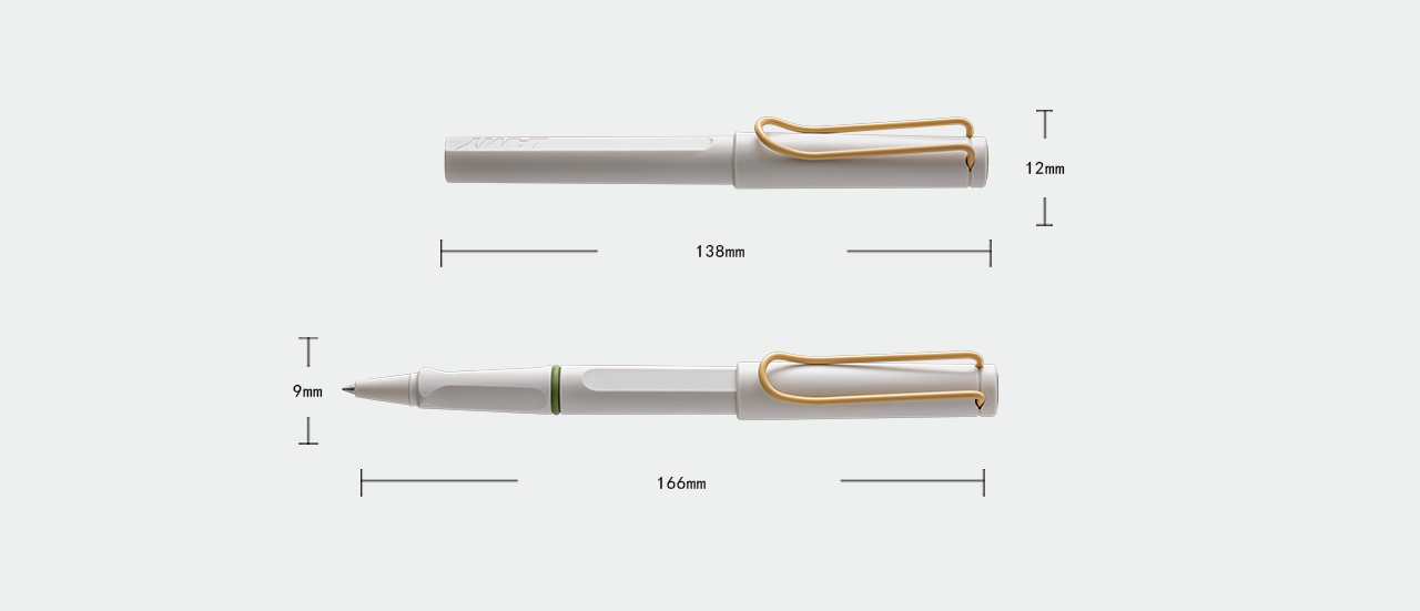 Lamy 凌美 Safari狩獵系列 玉蘭宋代 鋼珠筆套裝 (連皮套)