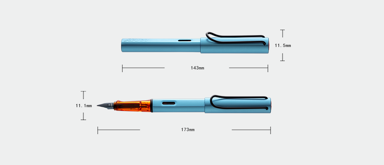 Lamy 凌美 AL-Star恆星系列 2025 Denim 喚醒藍 鋼筆墨水套裝