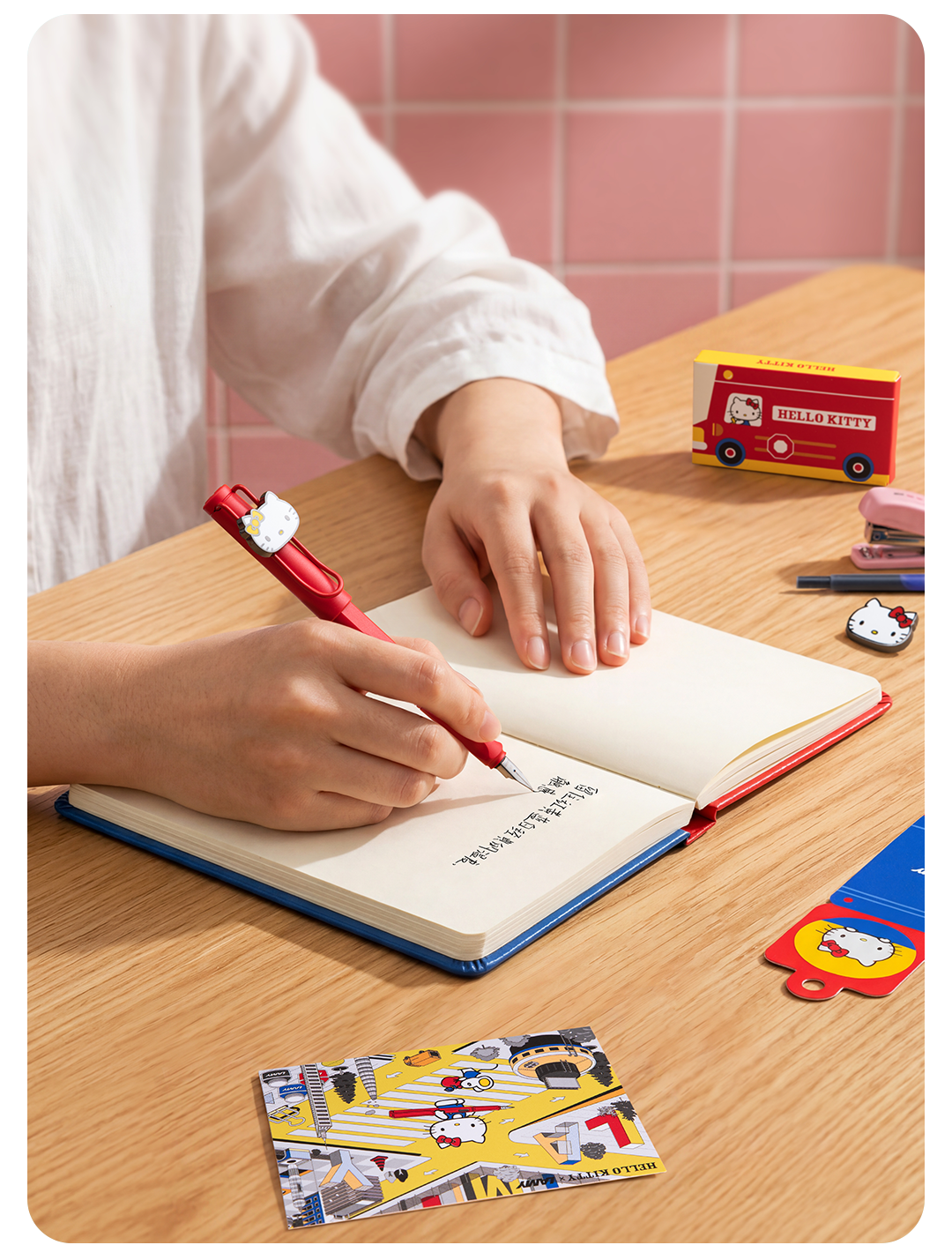 Lamy x Hello Kitty Safari Fountain Pen Set